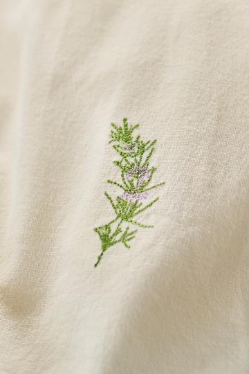 Ib Laursen Stoffserviette Summer Vibes m/Rosmarin butter cream