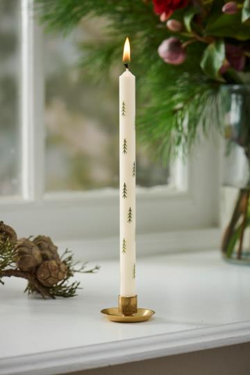 Ib Laursen Kerzenhalter für 1,3 cm Kerze mit kleiner Schale