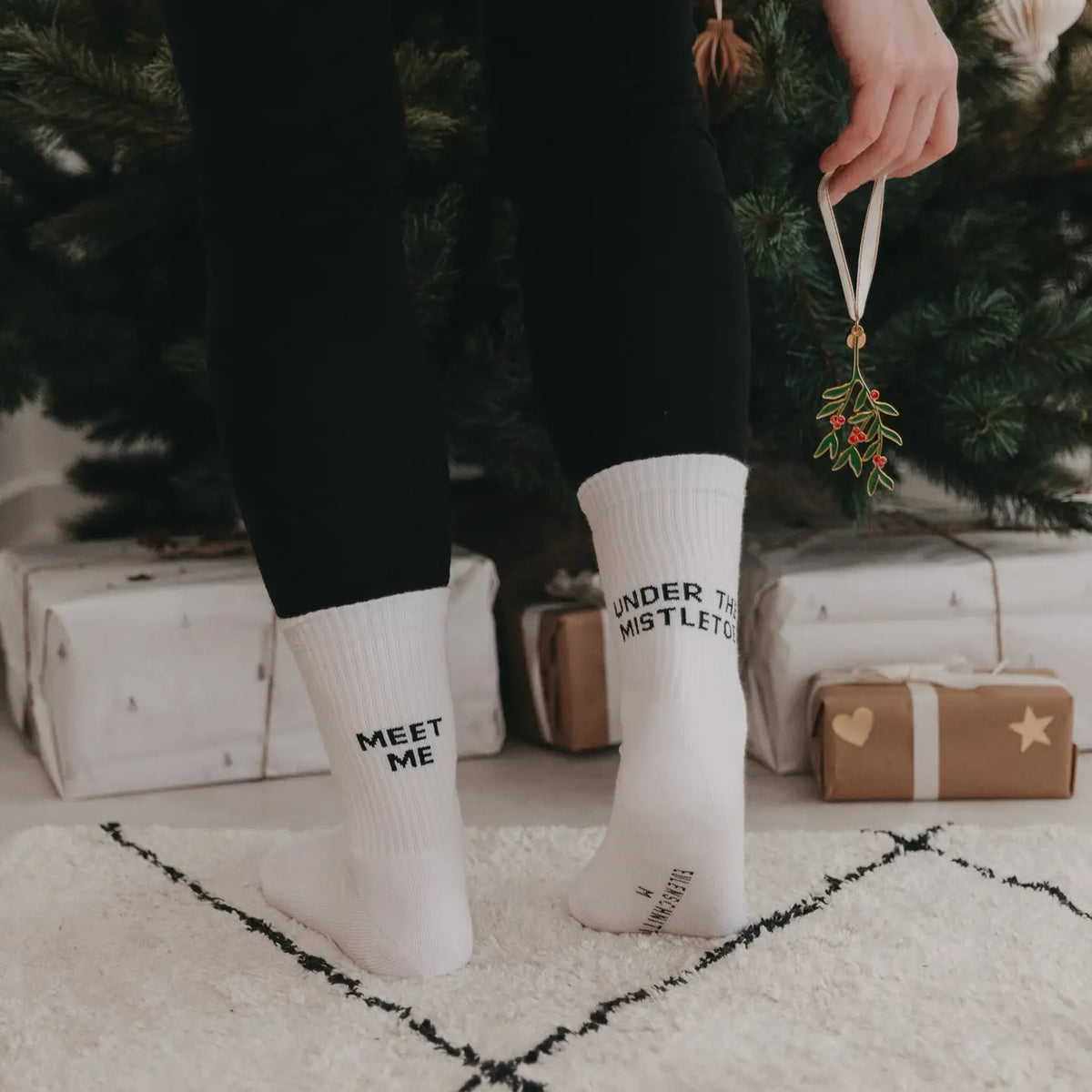 Eulenschnitt Socken Meat me under