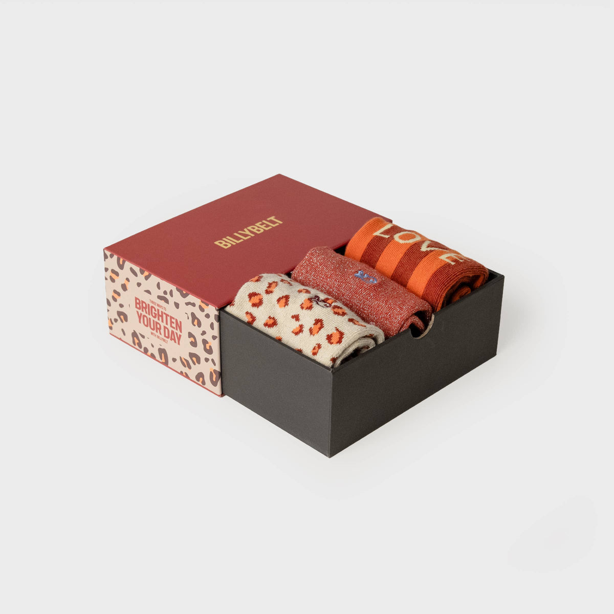 Sockenbox für Damen - Brighten your day Orange