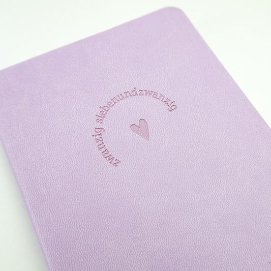 Terminplaner Lederlook 2027 Lavender