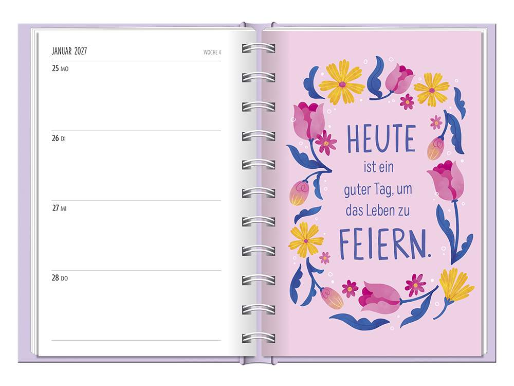 Terminplaner 2027 Hallo Glück