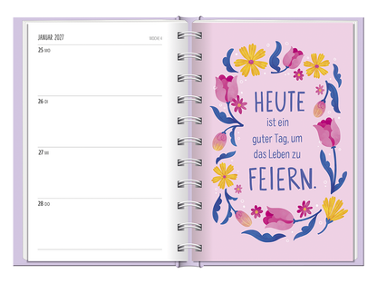 Terminplaner 2027 Hallo Glück