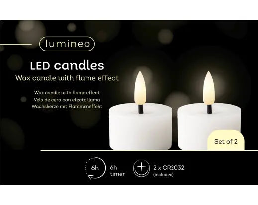 LED Teelicht wachs FlackerEffekt indoor