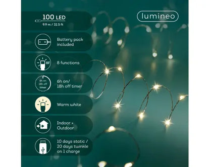 Micro Lichterkette USB Ladefunktion Outdoor