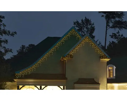 LED Icicle Lights Twinkle Effekt 8 Funktionen Outdoor