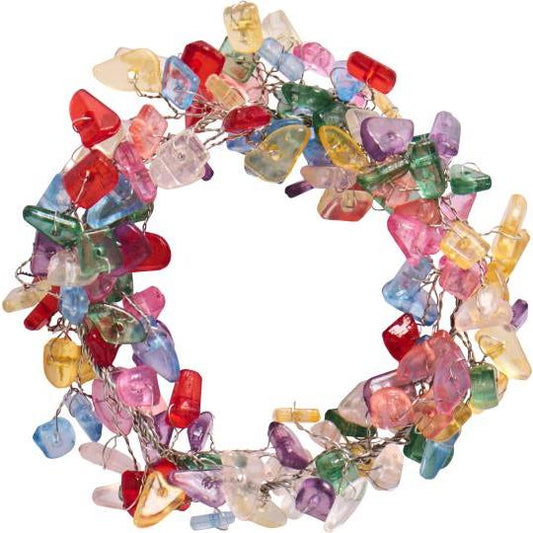 Ib Laursen Kranz mini mit farbigen Perlen Magic and Wishes