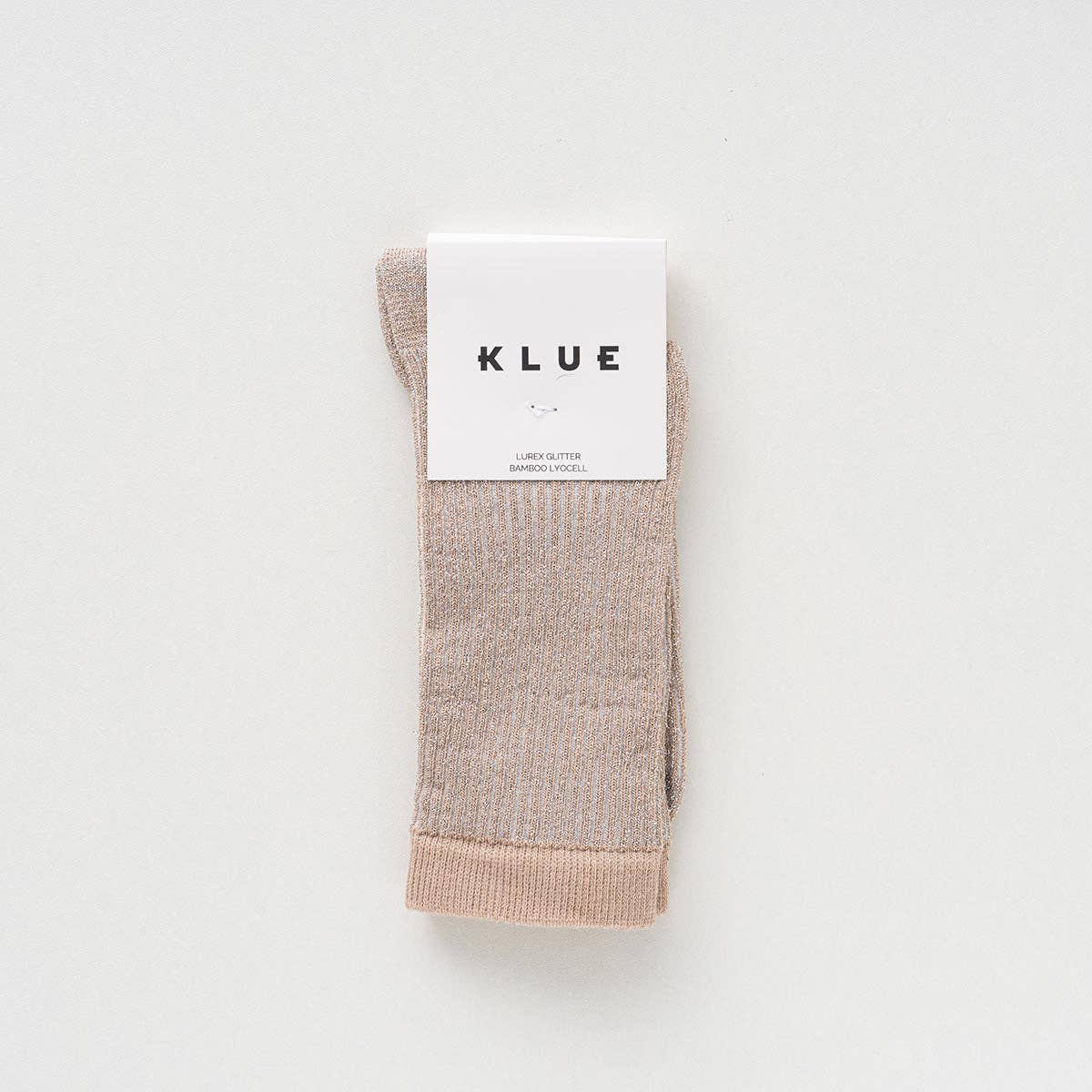 KLUE Glitter-Lurex-Socken aus umweltfreundlichem Lyocell | Mondlicht