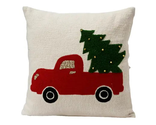 Kissen Weihnachtsauto