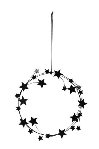 Kranz Sterne schwarz