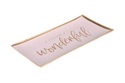 Love Plates Glasteller L „you are wonderful“