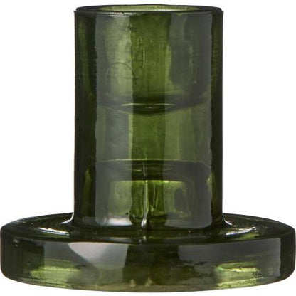 Ib Laursen Kerzenhalter Glas Grün
