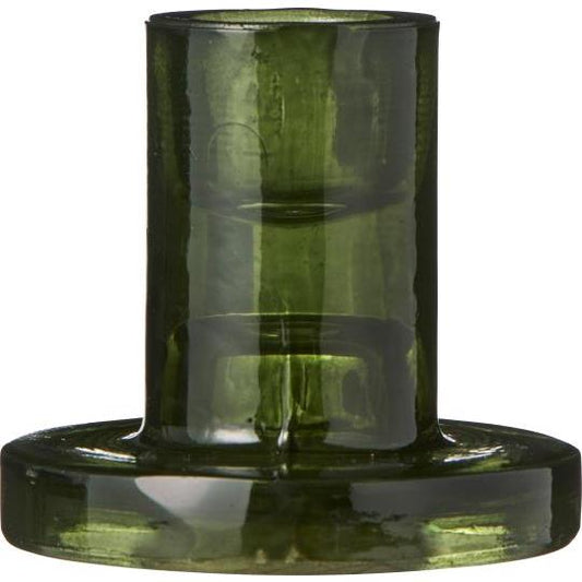 Ib Laursen Kerzenhalter Glas Grün