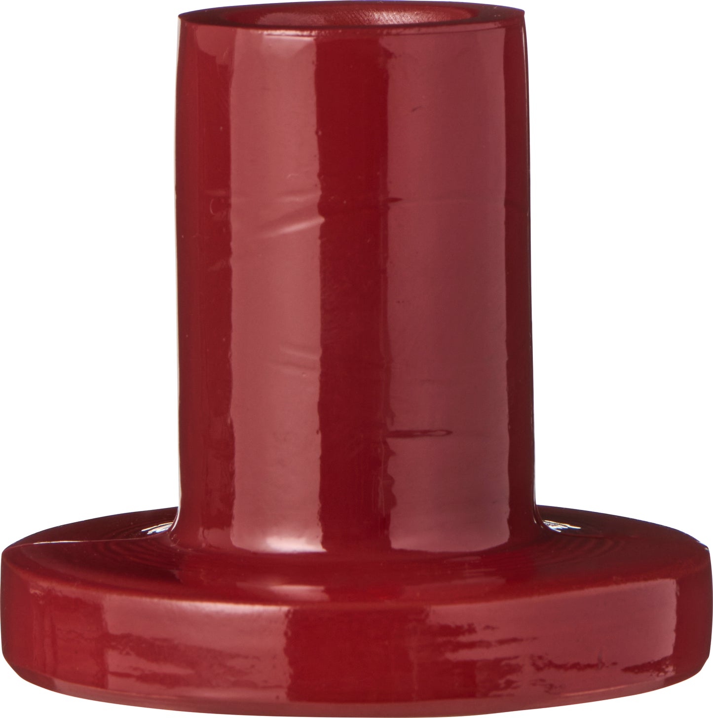 Ib Laursen Kerzenhalter Glas rot