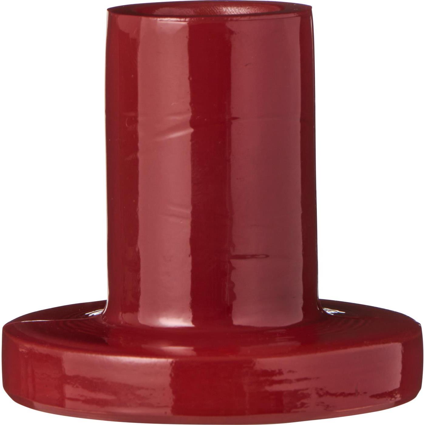Ib Laursen Kerzenhalter Glas rot