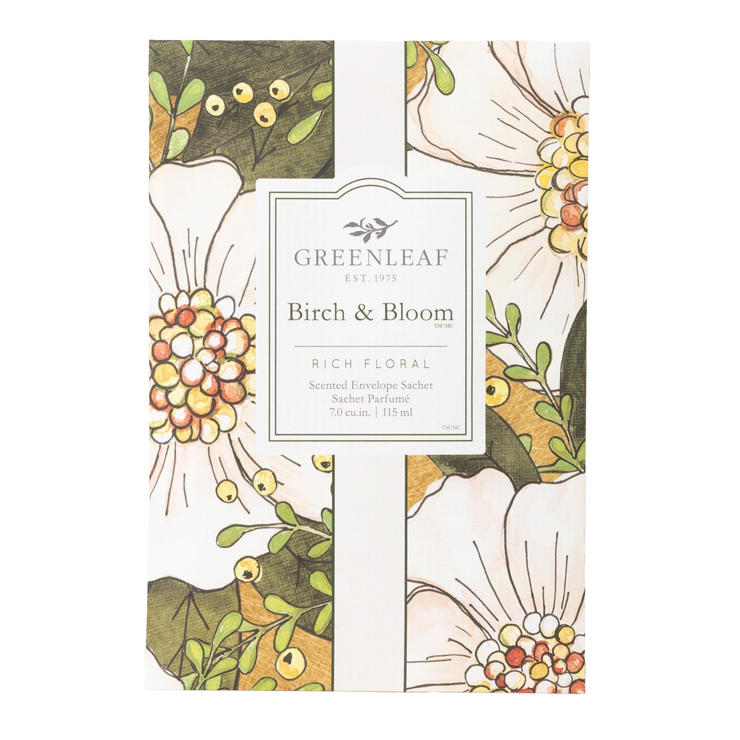 Greenleaf Duftsachet L Birch & Bloom