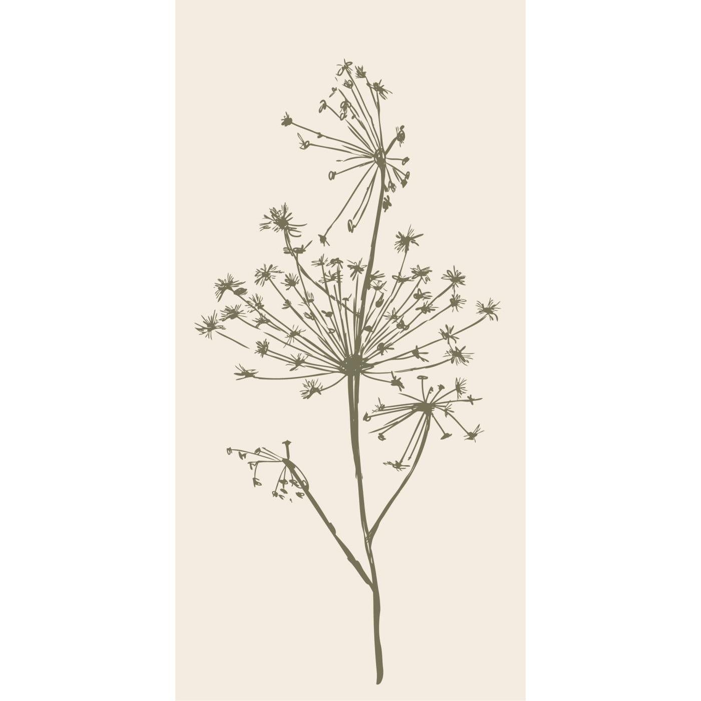 Ib Laursen Serviette grüne Doldenblume