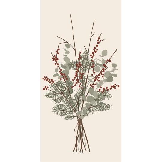 Ib Laursen Serviette Weihnachtsstrauss