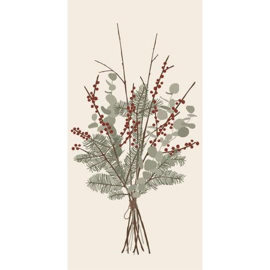 Ib Laursen Serviette Weihnachtsstrauss