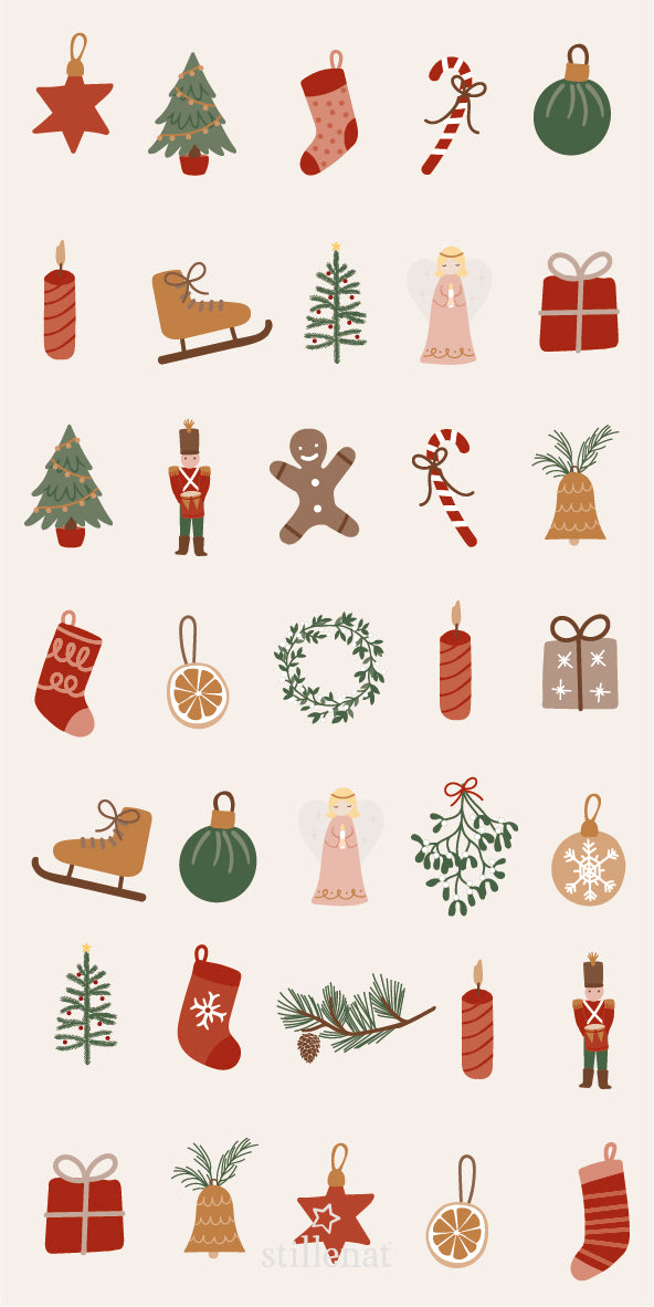 Ib Laursen Papierservietten Weihnachtsmotive My Nostalgic Christmas
