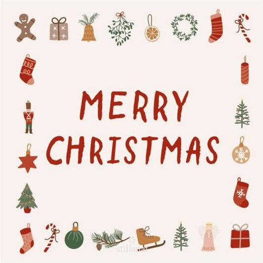 Ib Laursen Serviette Merry Christmas
