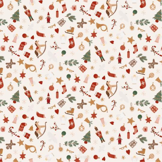 Ib Laursen Serviette Weihnachtsmotive My Nostalgic Christmas