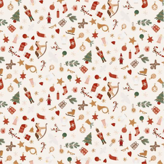 Ib Laursen Serviette Weihnachtsmotive My Nostalgic Christmas