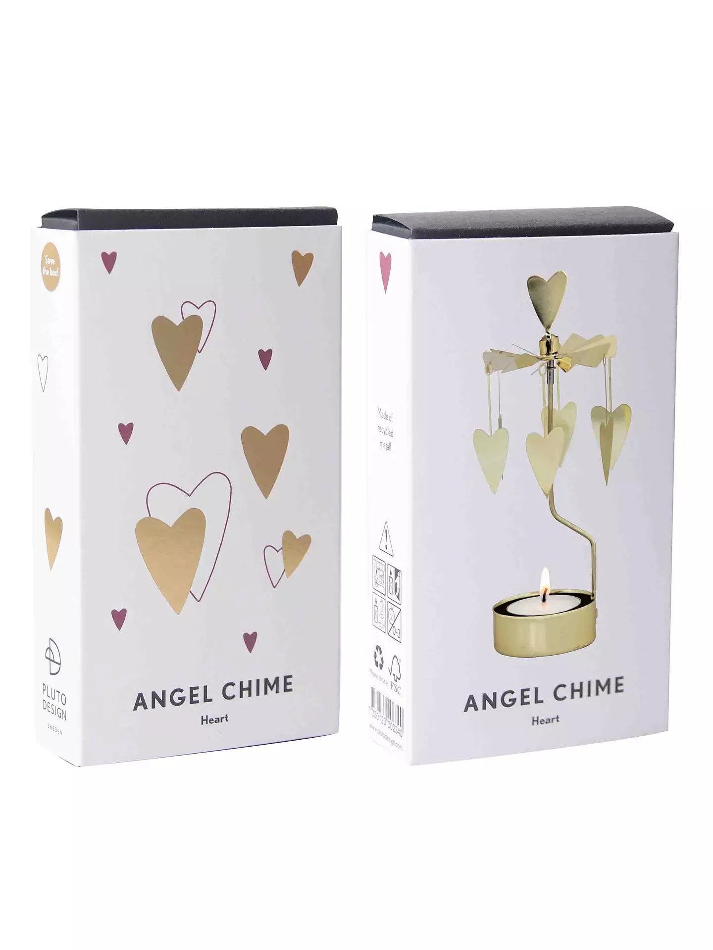Pluto Design Angel Chime Herz