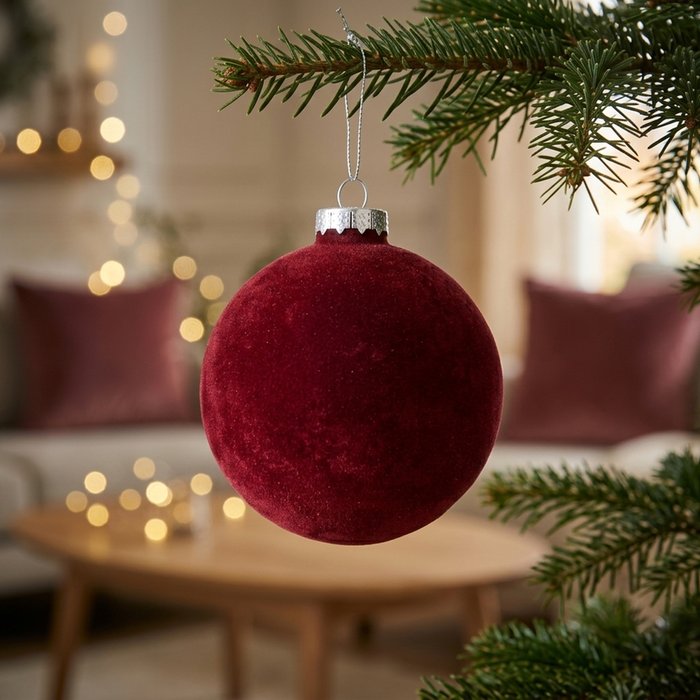 Weihnachtskugel Velvana