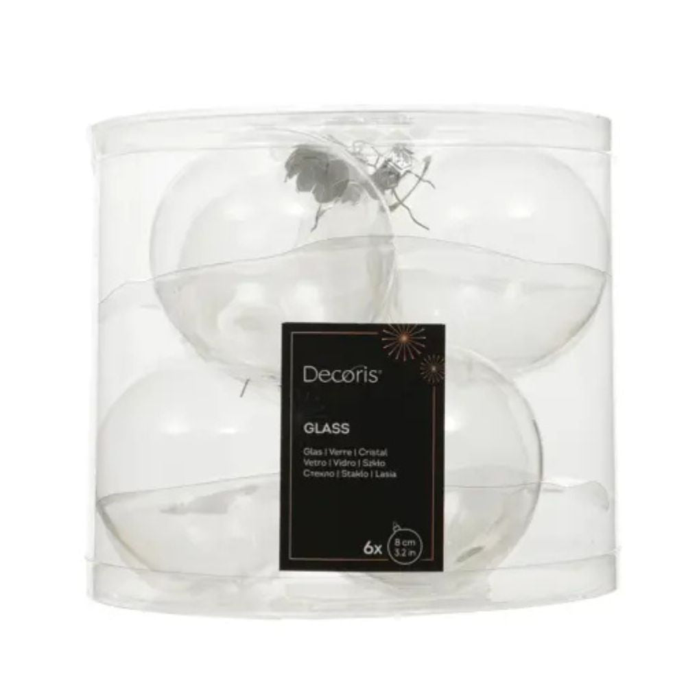Christbaumkugel Glas Dm 8cm
