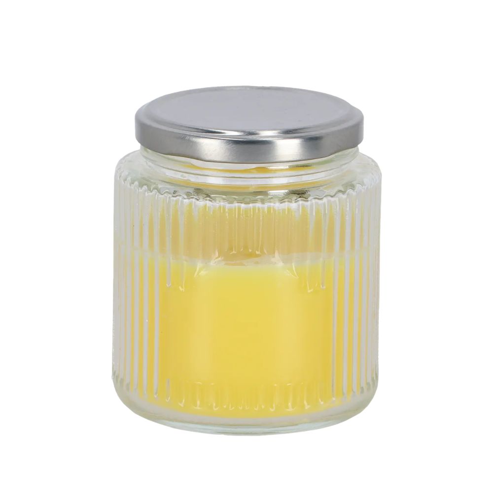 Citronella Kerze im Glas-Topf L