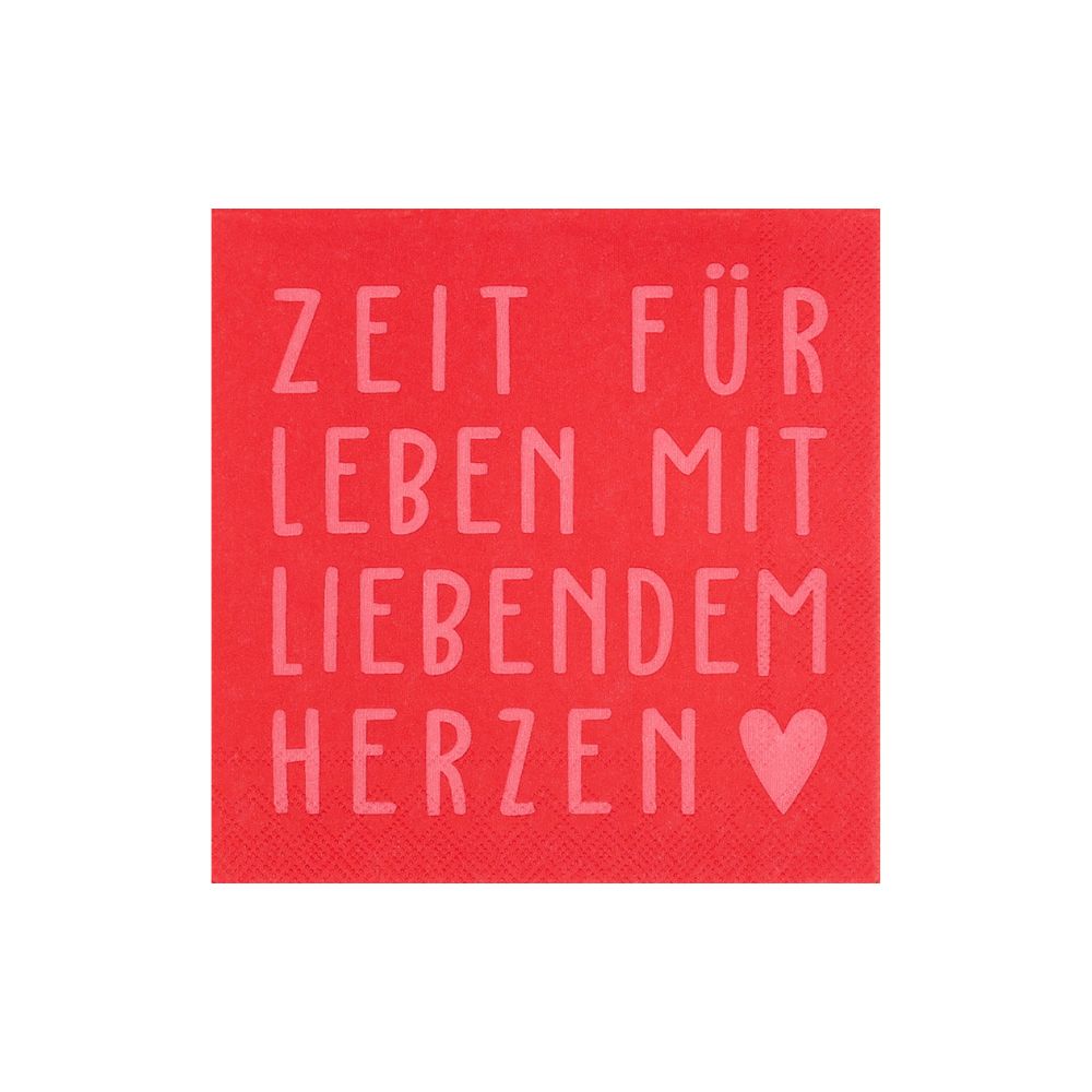 Cocktailserviette Zeit für Leben