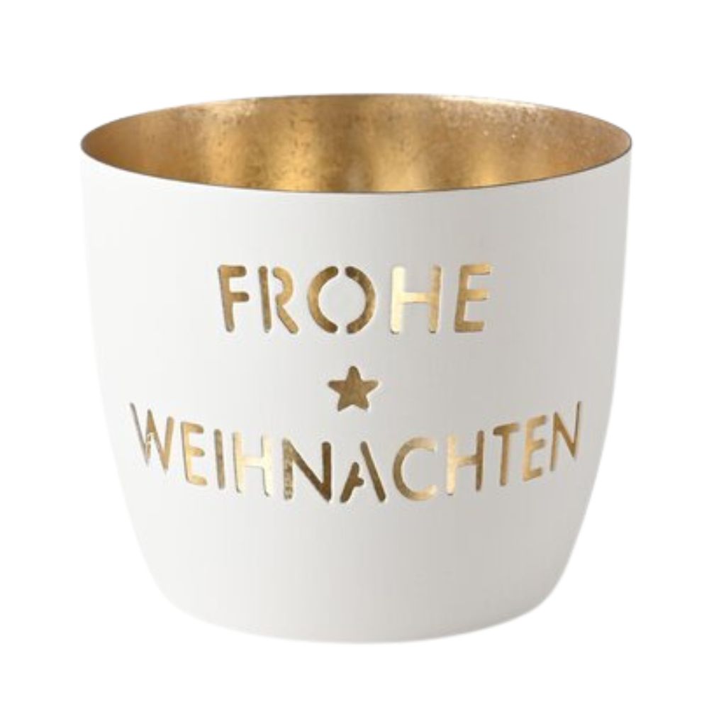 GiftCompany Teelichthalter Frohe Weihnachten