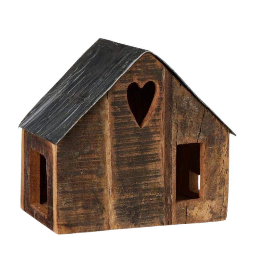 Haus Holz mit Metalldach Unika