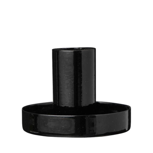 Ib Laursen Kerzenhalter f/1,3 cm Kerze glänzend schwarz