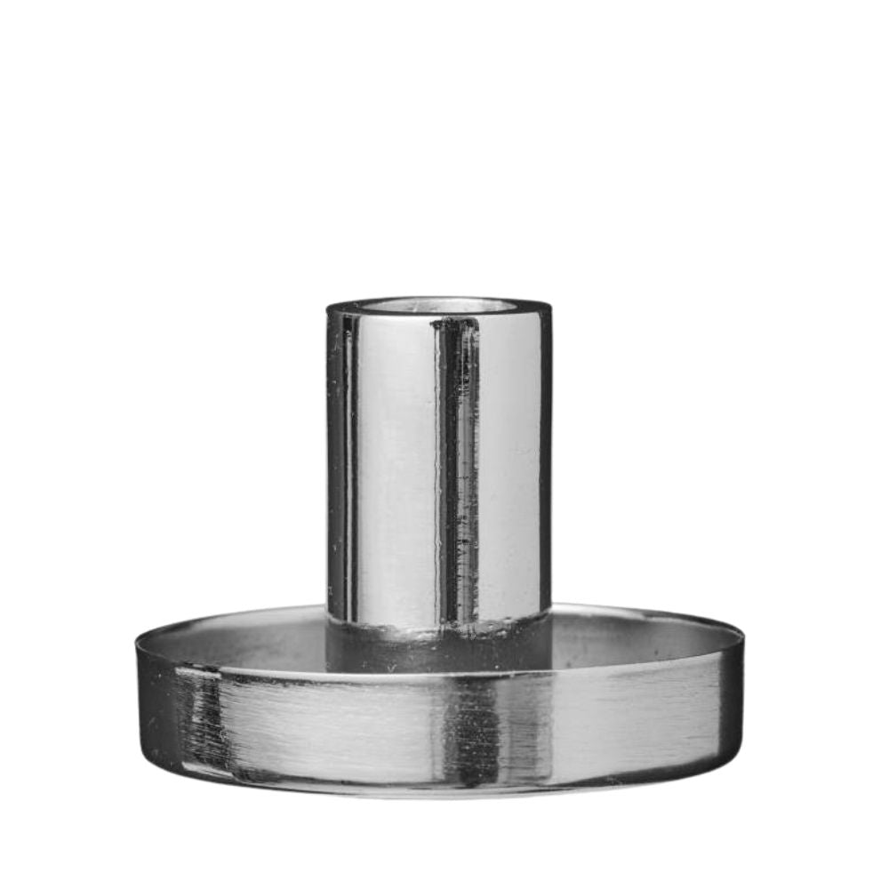 Ib Laursen Kerzenhalter f/1,3 cm Kerze silberfarbig