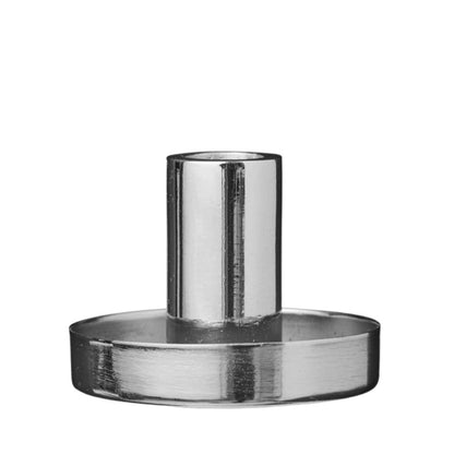 Ib Laursen Kerzenhalter f/1,3 cm Kerze silberfarbig