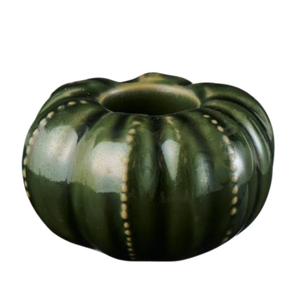 Ib Laursen Kerzenhalter f/2,2 cm Kerze Kürbis grün