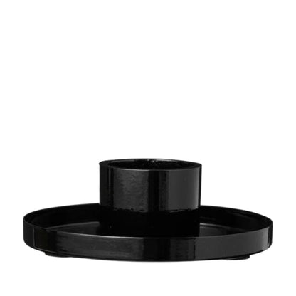 Ib Laursen Kerzenhalter f/3,8 cm Kerze glänzend schwarz