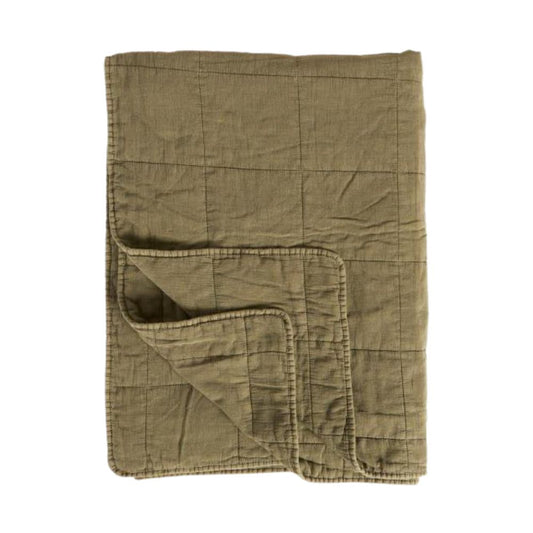 Ib Laursen Klassischer Quilt olivgrün