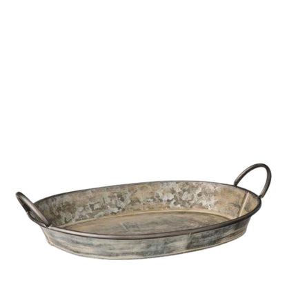 Ib Laursen Tablett oval m/Henkeln Urban Garden