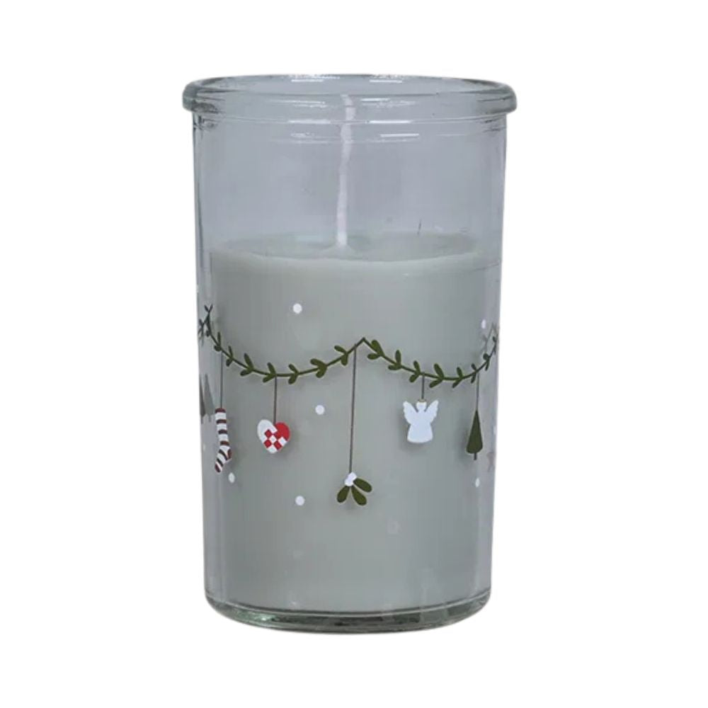 Kerze im Glas Joyful Christmas