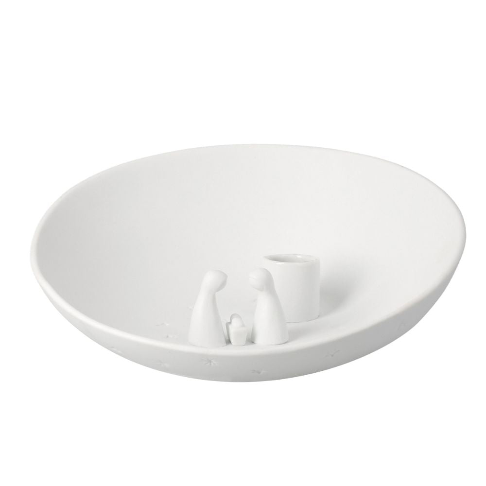 Kerzenschale Krippe groß