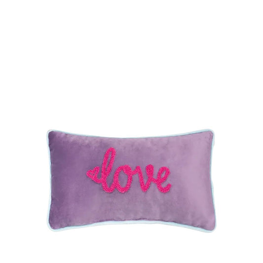 Kissen Petite Love light purple 32x18 cm