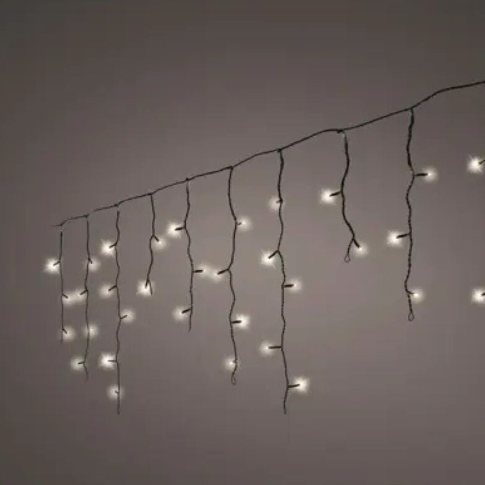 LED Icicle Lights Twinkle Effekt 8 Funktionen Outdoor