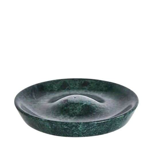 Madam Stoltz Räucherstäbchenhalter Marmor dunkelgrün