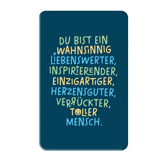 Magnet knall & bunt Toller Mensch