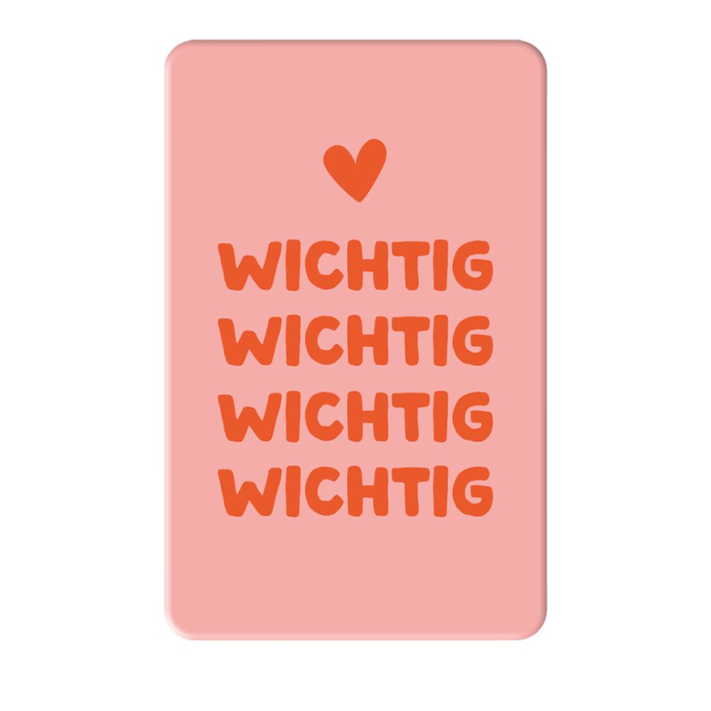 Magnet knall & bunt Wichtig