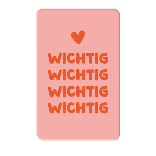Magnet knall & bunt Wichtig