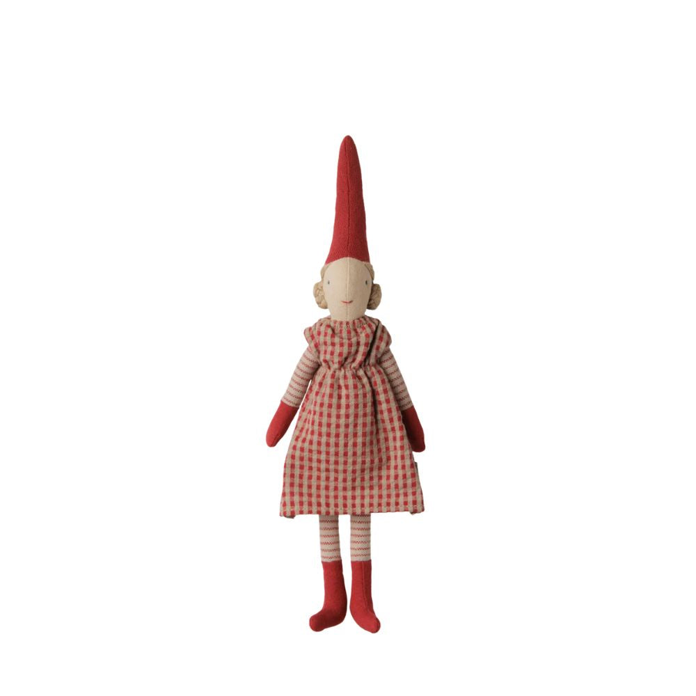 Maileg Pixy, Größe 1 - Mädchen - Rotes Kleid